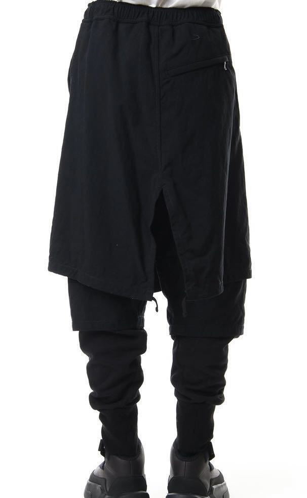 ユリウス julius 687PAM1 コントラスト レイヤード パンツ 希少 人気 
