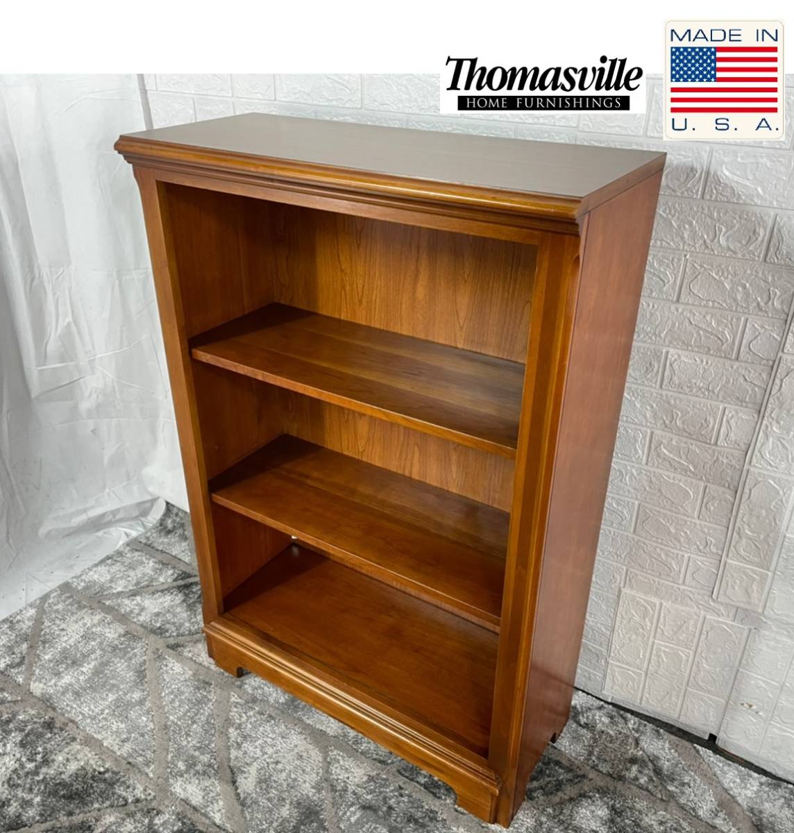 アメリカ家具】Thomasville 本棚 トーマスビル 書棚 飾り棚 シェルフ