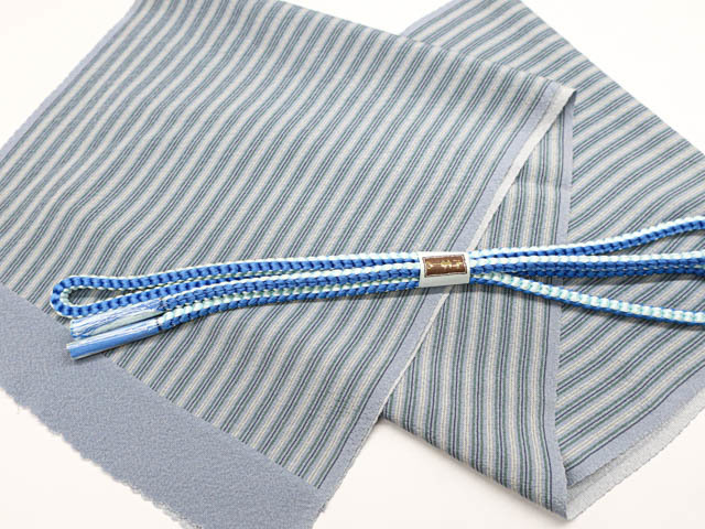 【限定SALE，得価】 京都一輝堂 1円 着物 和装小物 帯締め 帯揚げ セット ストライプ文様 丸組 Y-4123(帯締め)｜売買されたオークション情報、yahooの商品情報をアーカイブ公開 - オークファン 帯締め