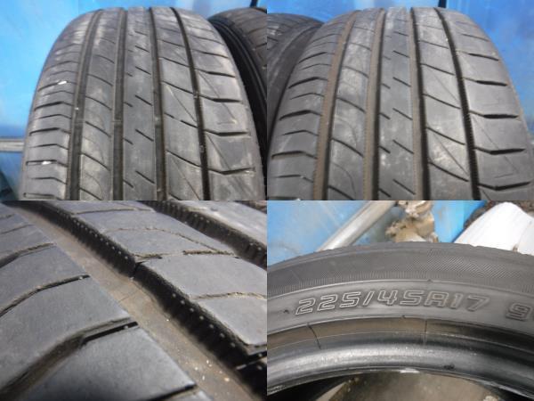 送料無料☆9分山 18年 2本 ダンロップ 225/45R17 LE MANS V 17インチ