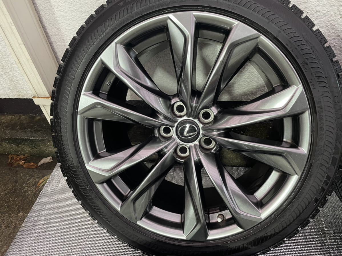 レクサス LS500 Fスポーツ 純正アルミ スタッドレス セット 245/45R20 