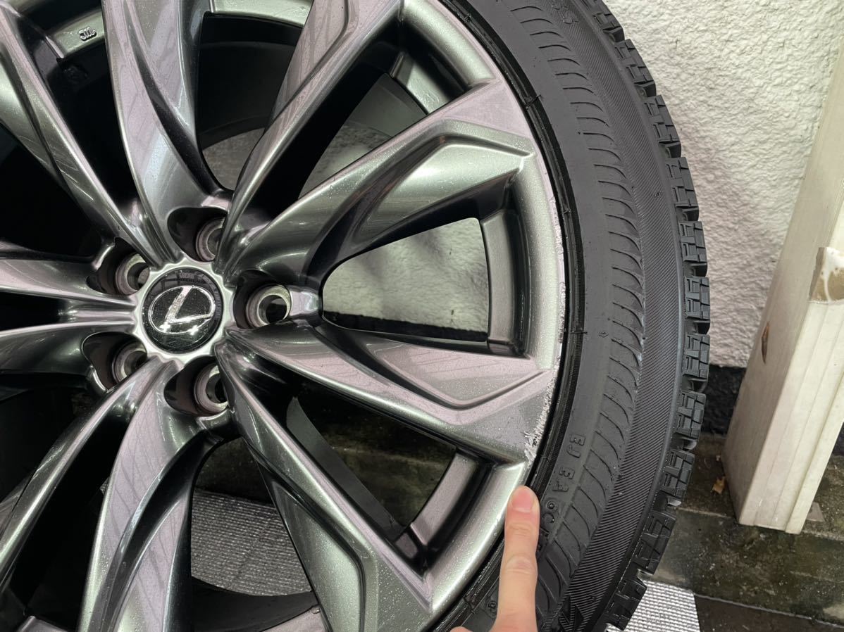 レクサス LS500 Fスポーツ 純正アルミ スタッドレス セット 245/45R20 