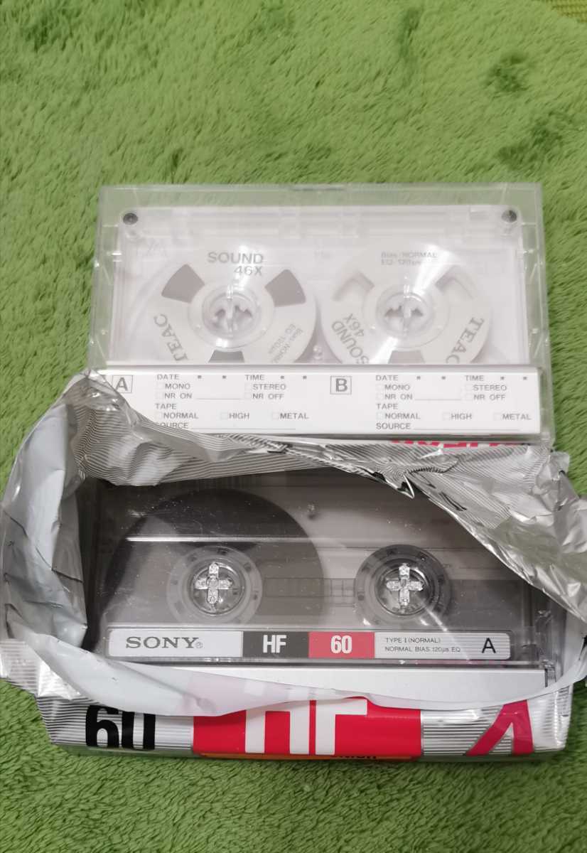 HOT，100%新品 カセットテープ 2本セット TEAC SOUND 46X シルバー ソニー SONY HF 60(記録媒体)｜売買されたオークション情報、yahooの商品情報をアーカイブ公開 - オークファン 記録媒体