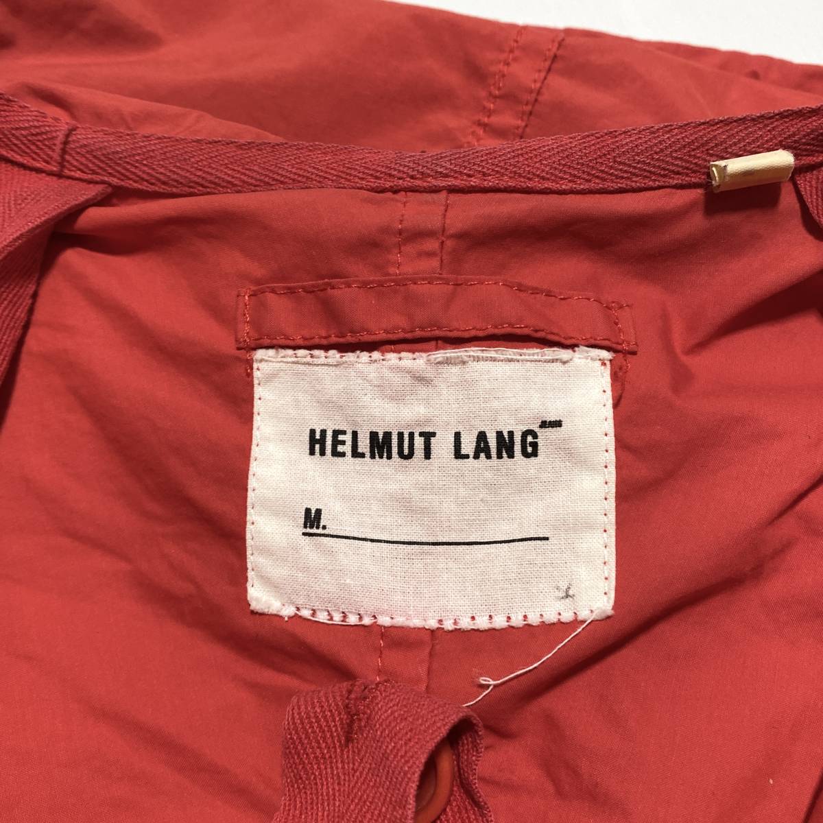 初期 Helmut LANG ヘルムートラング パラシュート ジャケット 44 赤  