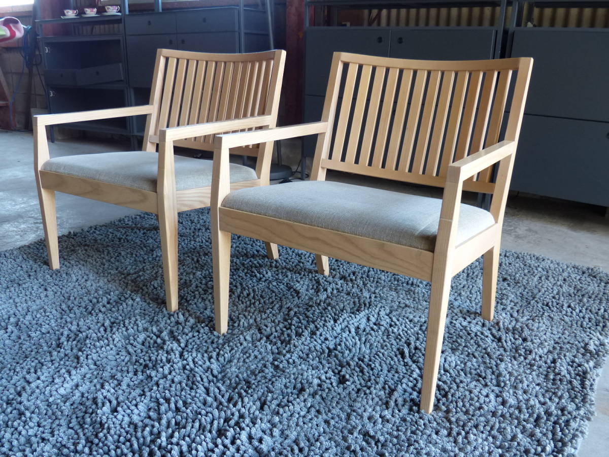 e558 岩倉榮利｜2脚セット ROCKSTONE/ロックストーン PASTA easy chair 