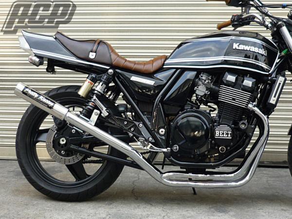  プリティー製 ZRX400/2 98 流 タイプ2 4-2-1 マフラーメッキ(マフラー本体（社外）)｜売買されたオークション情報、yahooの商品情報をアーカイブ公開 - オークファン カワサキ用