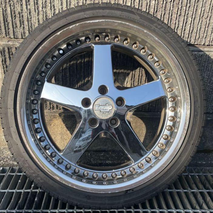 希少 WORK Equip 19インチ 8.5J 9.5J PCD114.3 HIFLYバリ山 