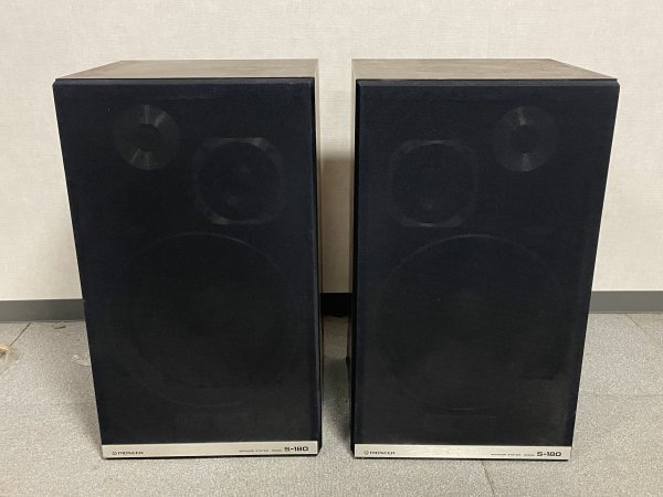 22033114 PIONEER　S-180　スピーカーペア　動作確認済　ジャンク品