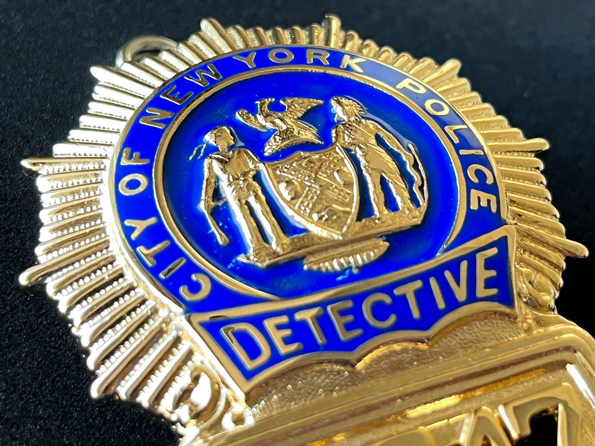 NYPD 実物セカンド Detectiveバッジ *ニューヨーク市警(警察グッズ