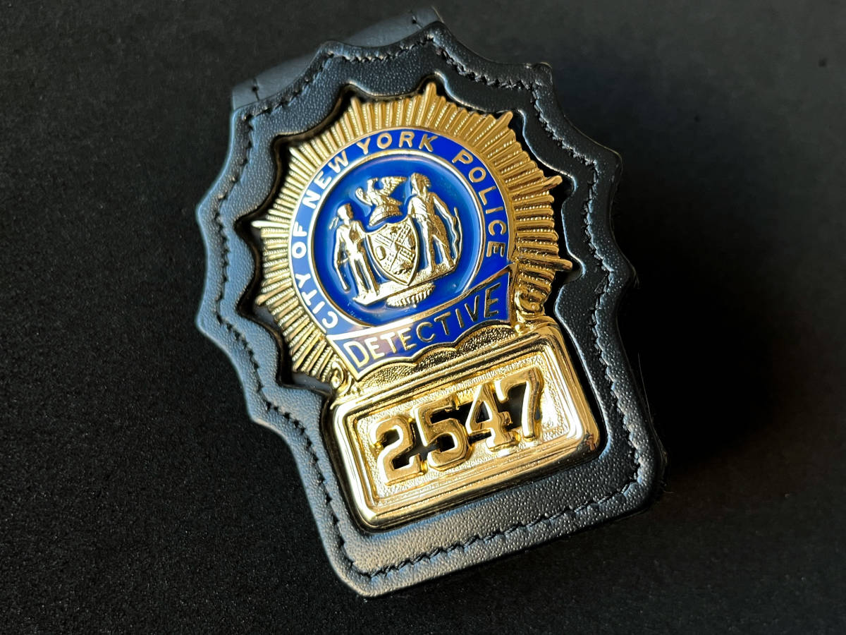 NYPD 実物セカンド Detectiveバッジ *ニューヨーク市警(警察グッズ