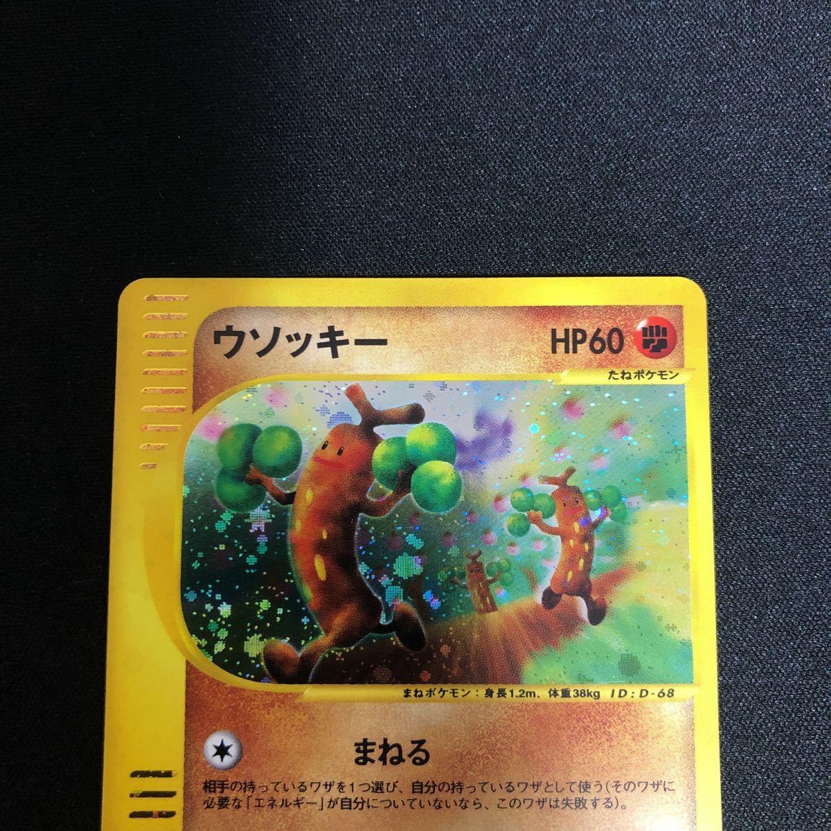 美品】ポケモンカードe 第3弾 ウソッキー 全面ホロ加工 未使用品 058 