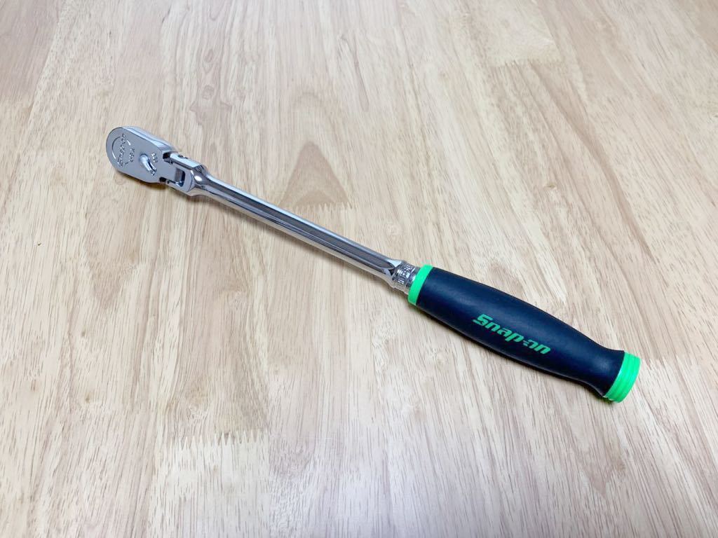 限定セール，本物保証 品 Snap-on スナップオン 3/8 ソフトグリップロングラチェット グリーン 80ギア FHLF80A(ラチェットハンドル)｜売買されたオークション情報、yahooの商品情報をアーカイブ公開 - オークファン ラチェットハンドル
