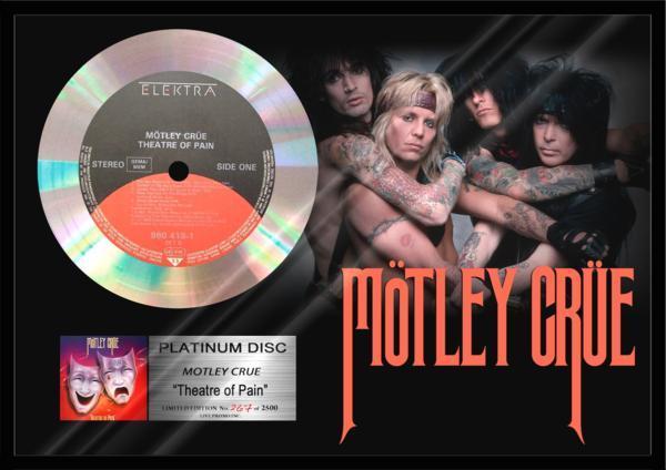 最安値，正規品 Mottley Crueモトリー クルーTheatre Of Painプラチナディスク(一般)｜売買されたオークション情報、yahooの商品情報をアーカイブ公開 - オークファン 一般