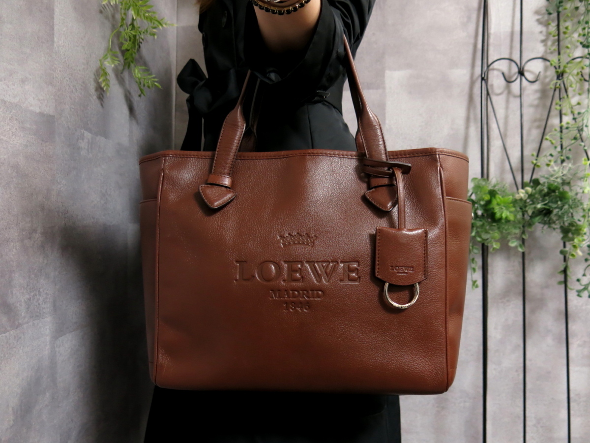 ○超美品○LOEWE ヘリテージ レザー ロエベ LOEWE ロエベ○ヘリテージ 