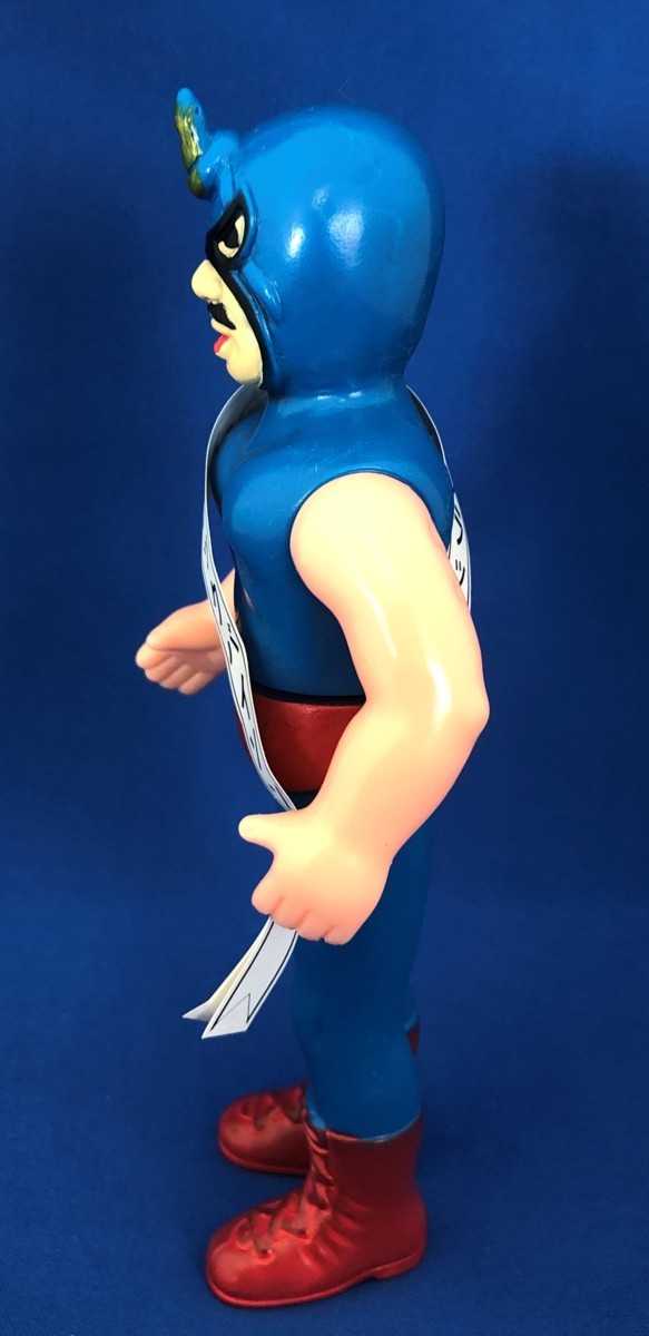 ブラックパイソン　タイガーマスク　中嶋製作所　ソフビ RY/3153☆中嶋製作所 タイガーマスク ブラックパイソン 約13センチ