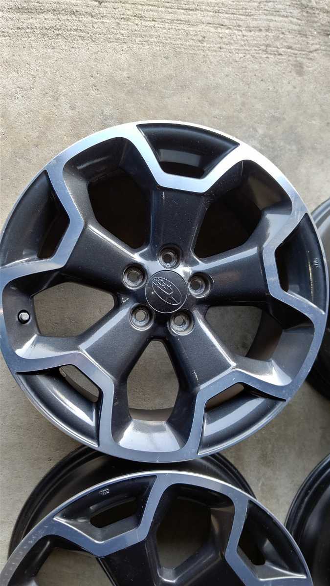 SUBARU スバル XV純正アルミホイール 7J×17 +48 PCD100 56アルミ
