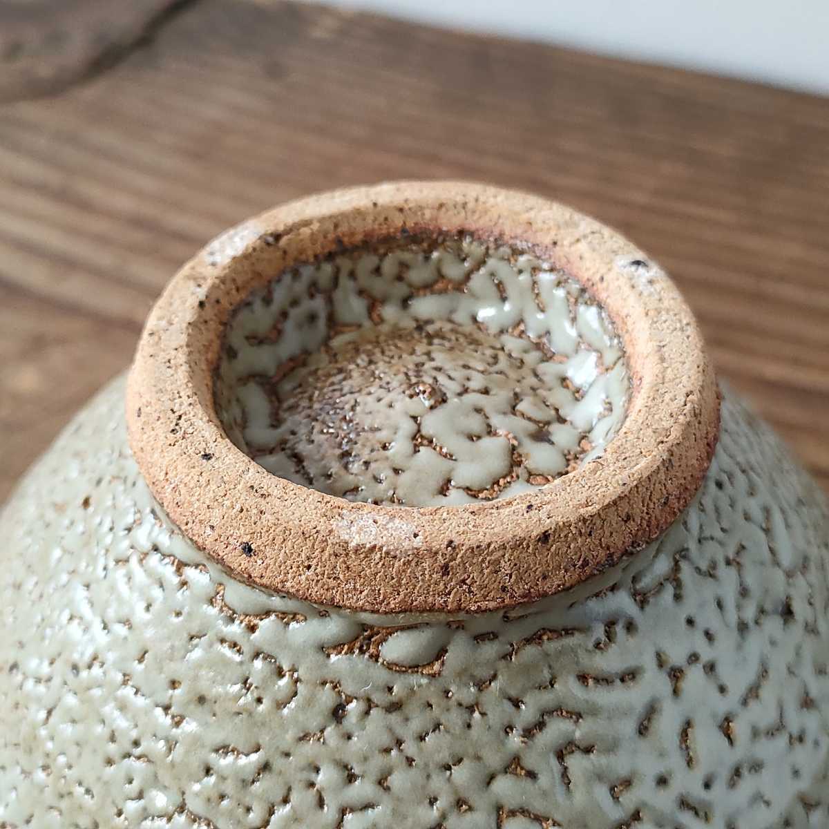 益子焼 人間国宝 島岡達三 地釉縄文象嵌 梅花皮 湯呑 茶碗 茶器 酒器