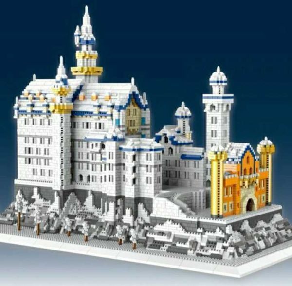 【☆追跡可☆】【☆注目☆】【送料無料!!】マイクロブロック　雪の城　キャッスル　8288ピース　 ナノブロック　互換_2