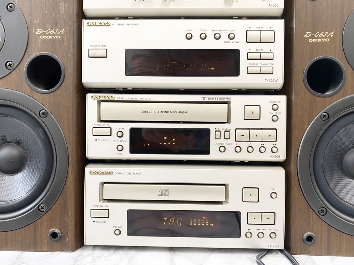 ONKYO A-905X MD-105X C-705X ⁄ C-705 システムコンポ オンキョー T