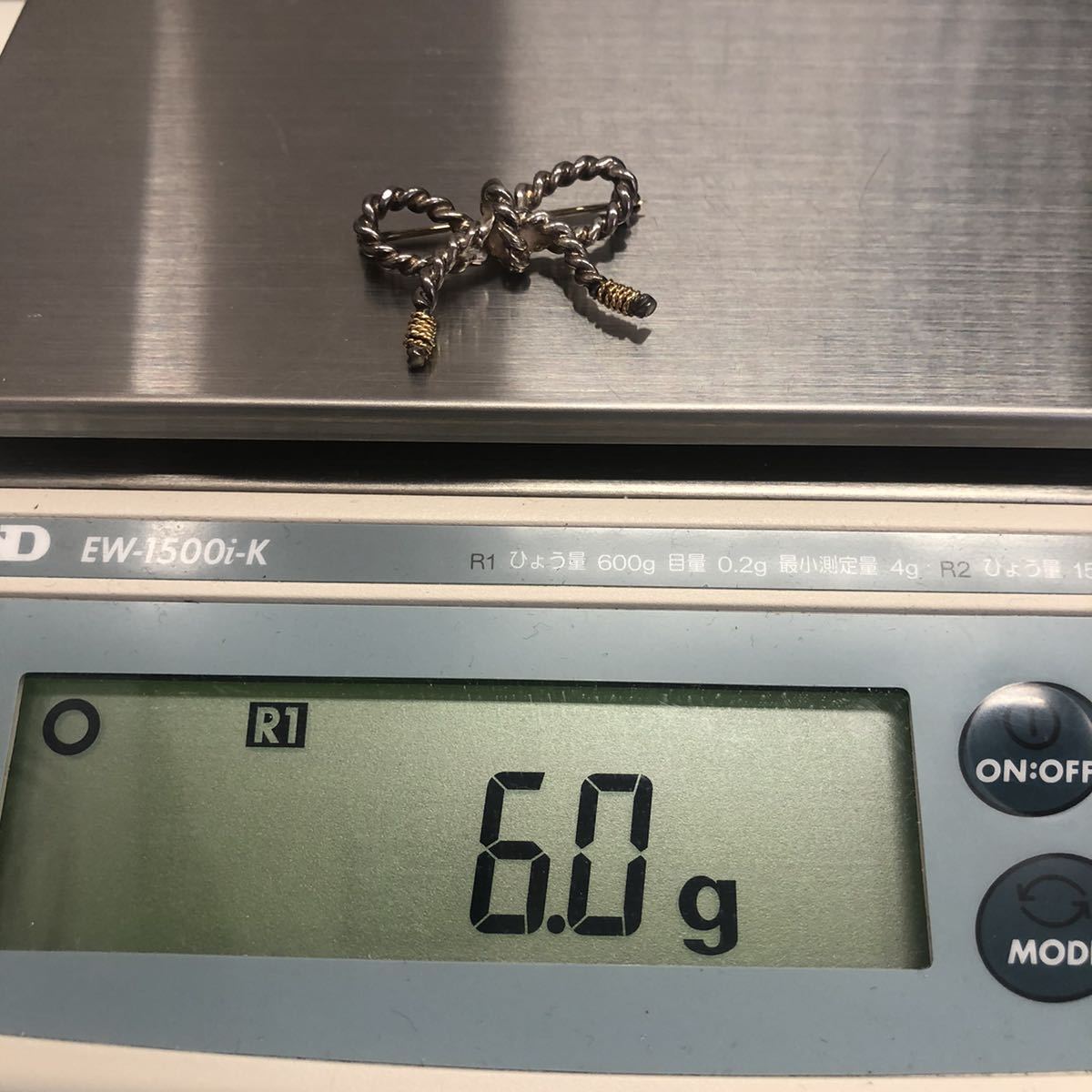 F0411H】1円～ ティファニー ブローチ 925 750 刻印 18金 シルバー