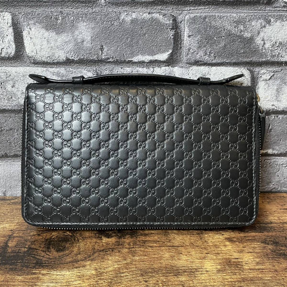 GUCCI/グッチ/449246/マイクログッチシマ/トラベルドキュメントケース 