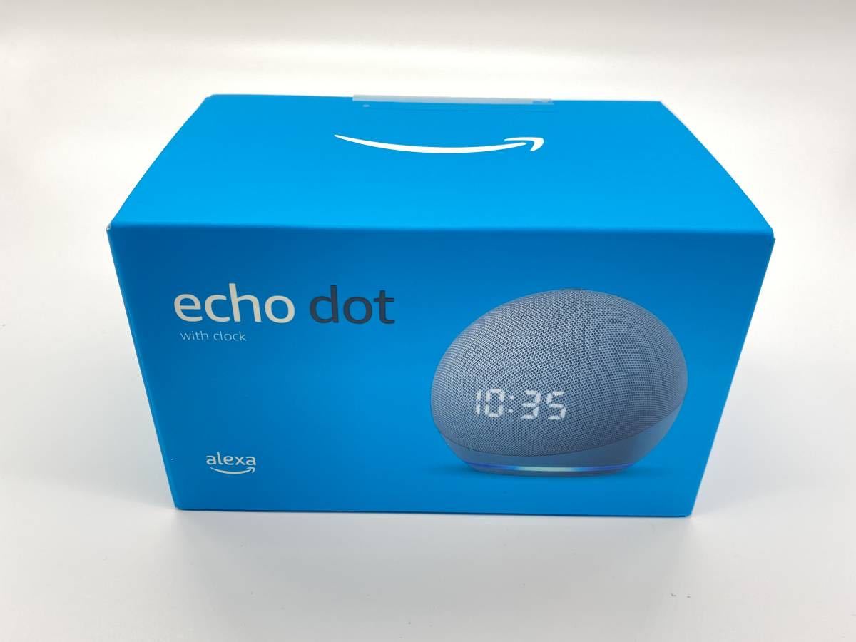定価6，980 【Echo Dot with Clock 第4世代 トワイライトブルー】 送料