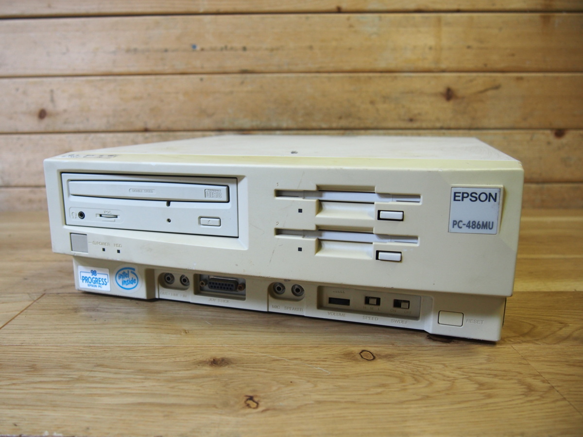 ☆(T0406-1) EPSON エプソン PC-486MU 旧型PC ジャンク コンピュータ