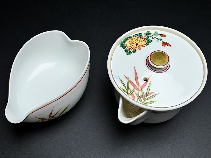 京焼 煎茶道具 茶道具 煎茶器 村田亀水 公式通販 茶器 染付 横手