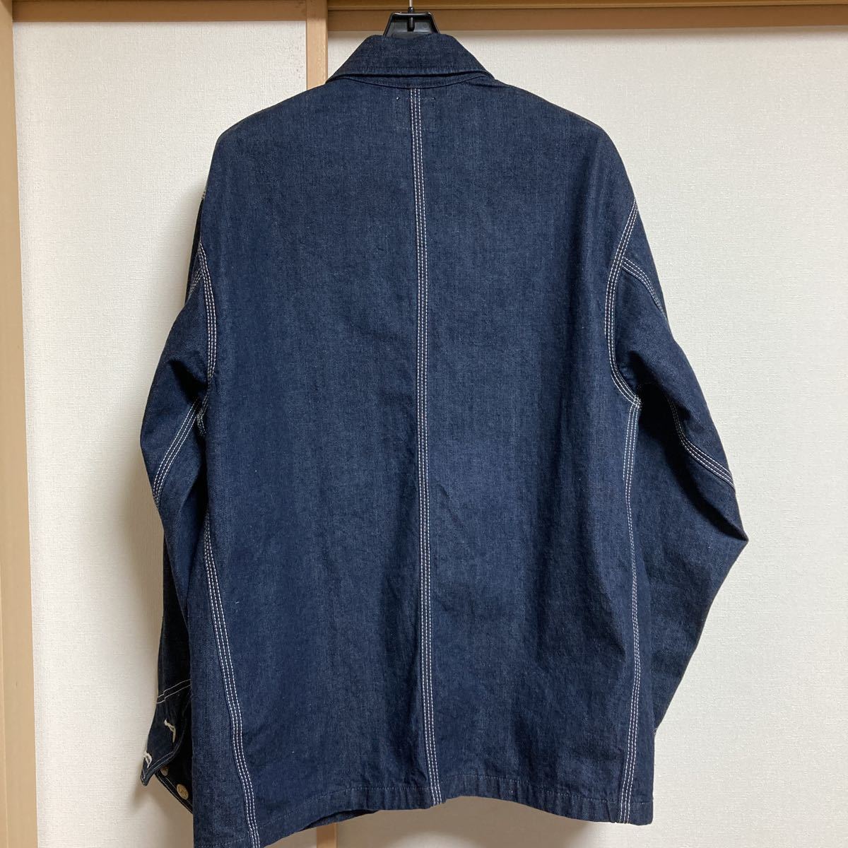 美品】濃紺 Lee リー デニムジャケット カバーオール Mサイズ LT5048