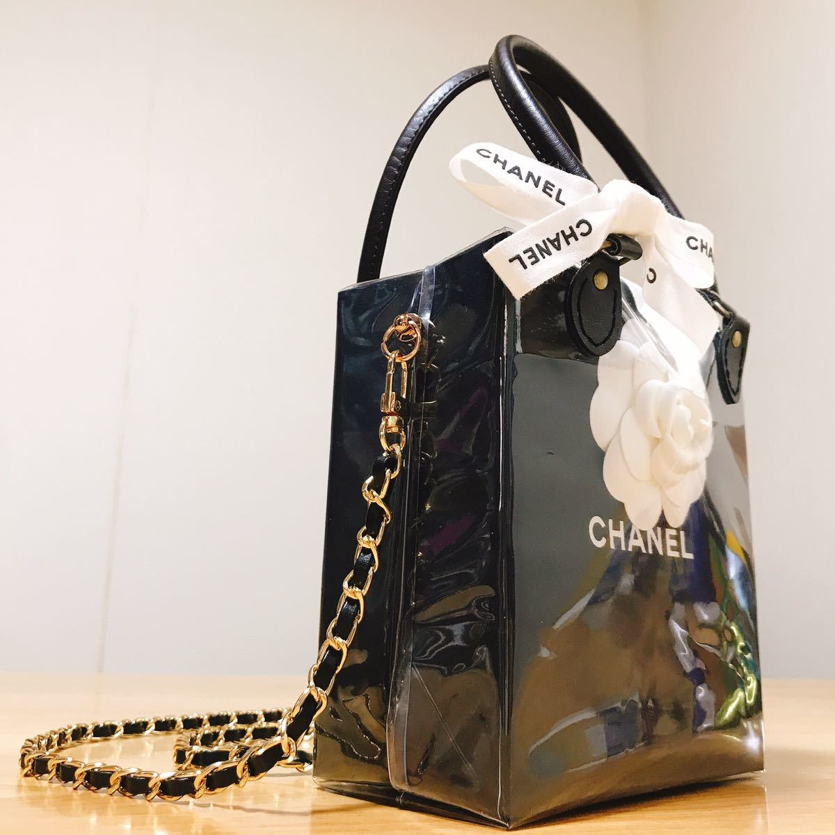 CHANEL シャネル 限定 紙袋 クリアバッグ ハンドメイド｜ブランド別