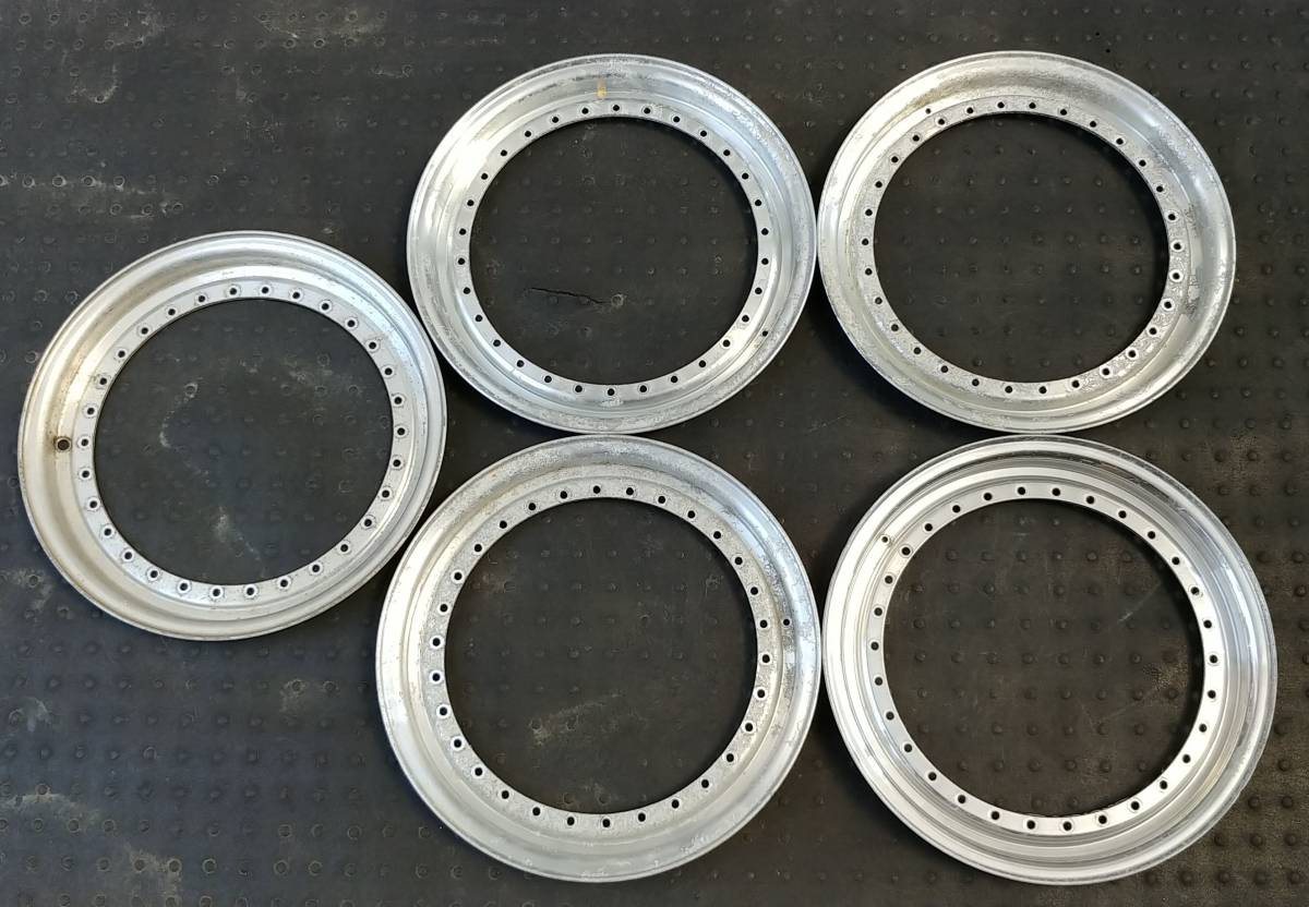 BBS RS 15インチ アウターリム 0.5インチ 1インチ 5枚セット リバレル 