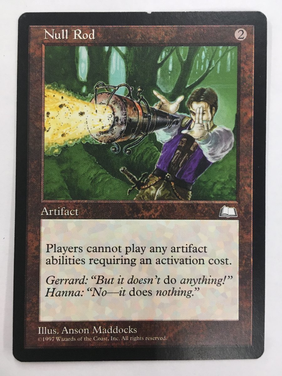 MTG無のロッド⁄Null MTG 無のロッド Null Rod 英語版 マジックザ
