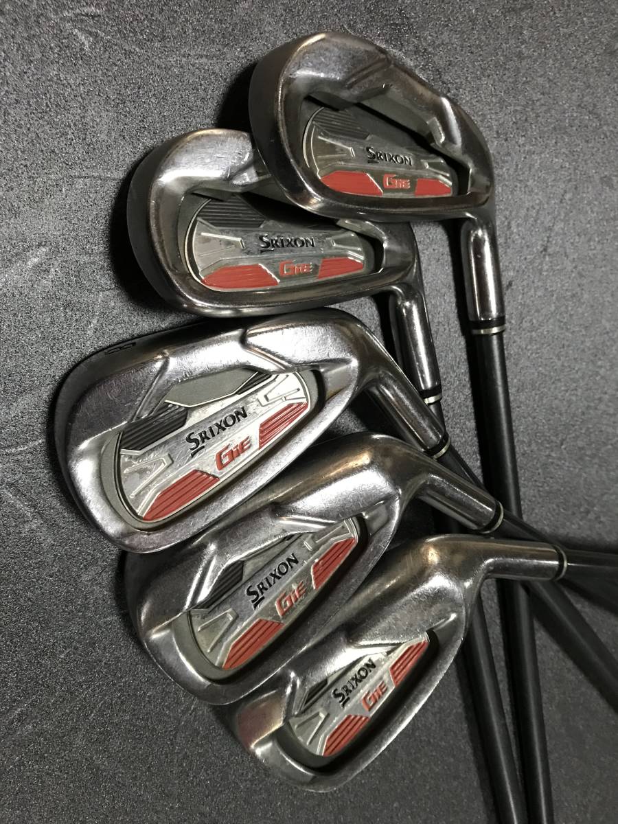 豊富な，2026 スリクソン SRIXON GIE アイアンセット 5本 フレックスR(ダンロップ)｜売買されたオークション情報、yahooの商品情報をアーカイブ公開 - オークファン 男性右きき用
