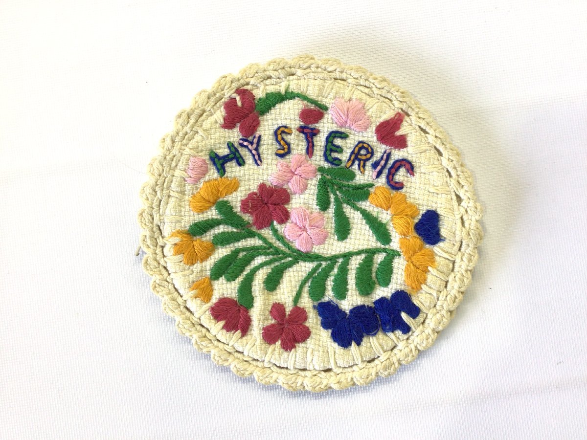 □HYSTERIC GLAMOUR(ヒステリックグラマー) 総刺繍 フリンジ付き
