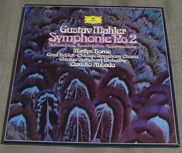 アバド/マーラー Sym2♪ 独DGGグラモフォンステレオ2枚組