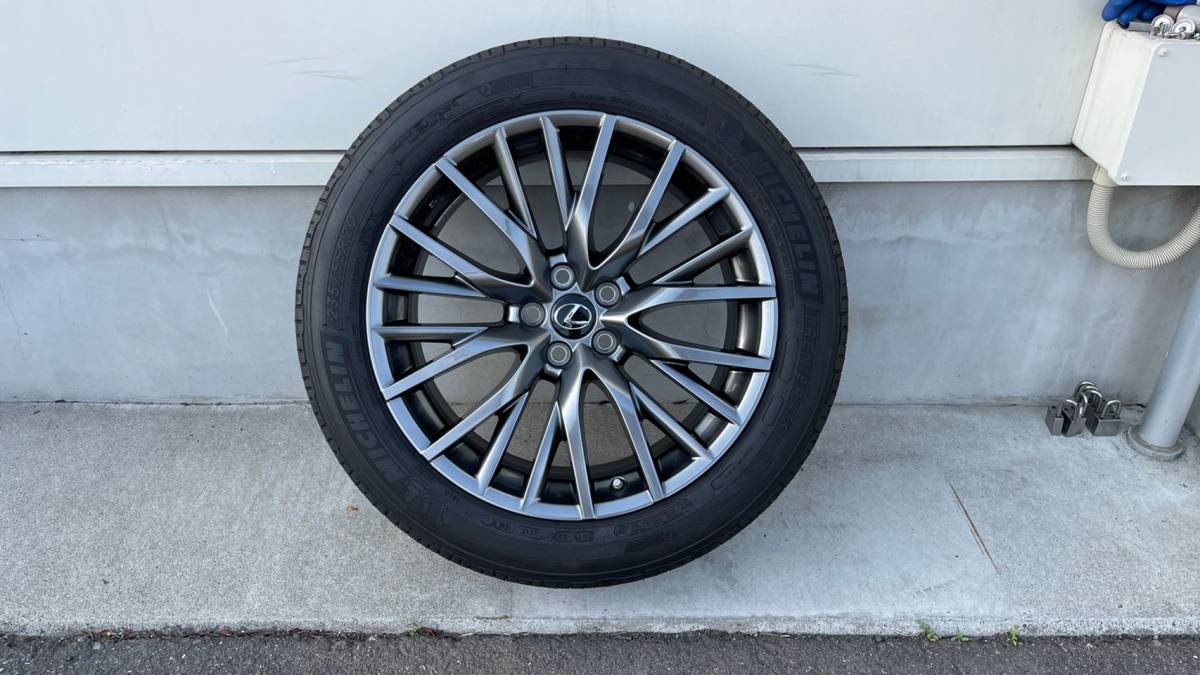 中古品【レクサスRX】純正ホイール +タイヤ（235/55R20）付セット 