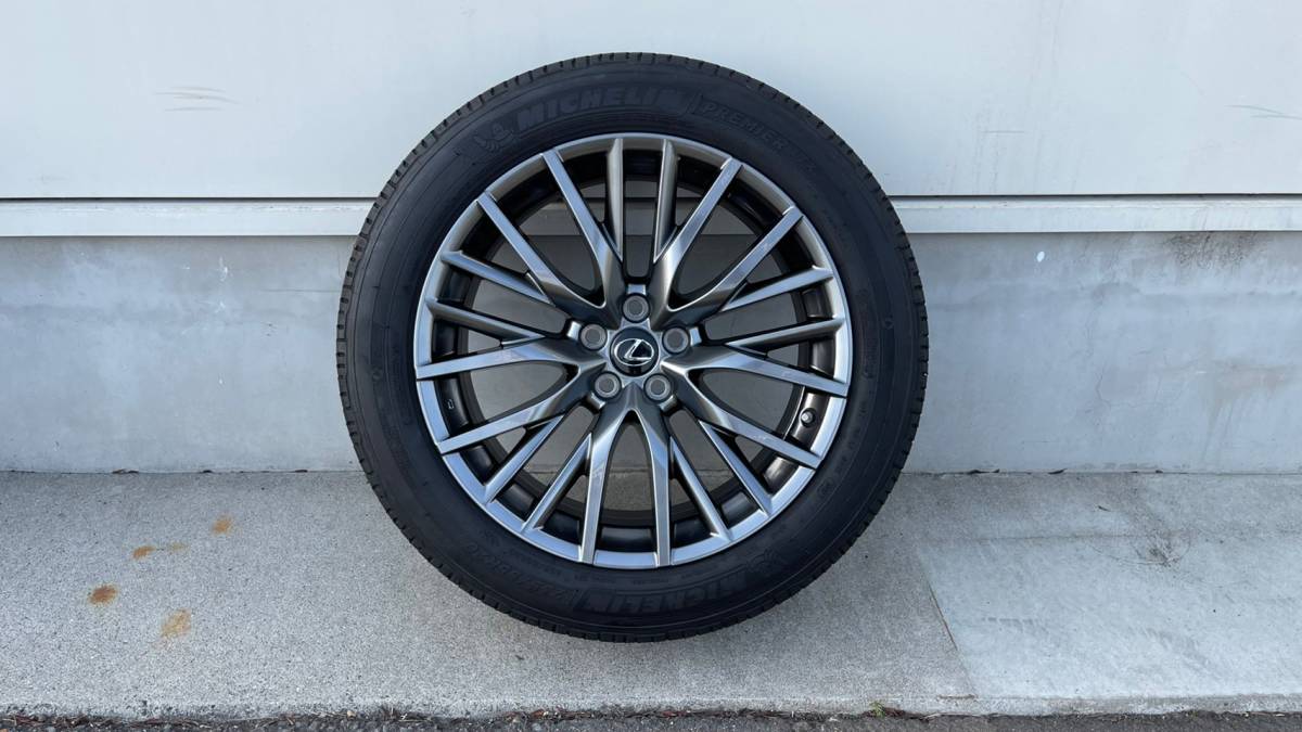 中古品【レクサスRX】純正ホイール +タイヤ（235/55R20）付セット 