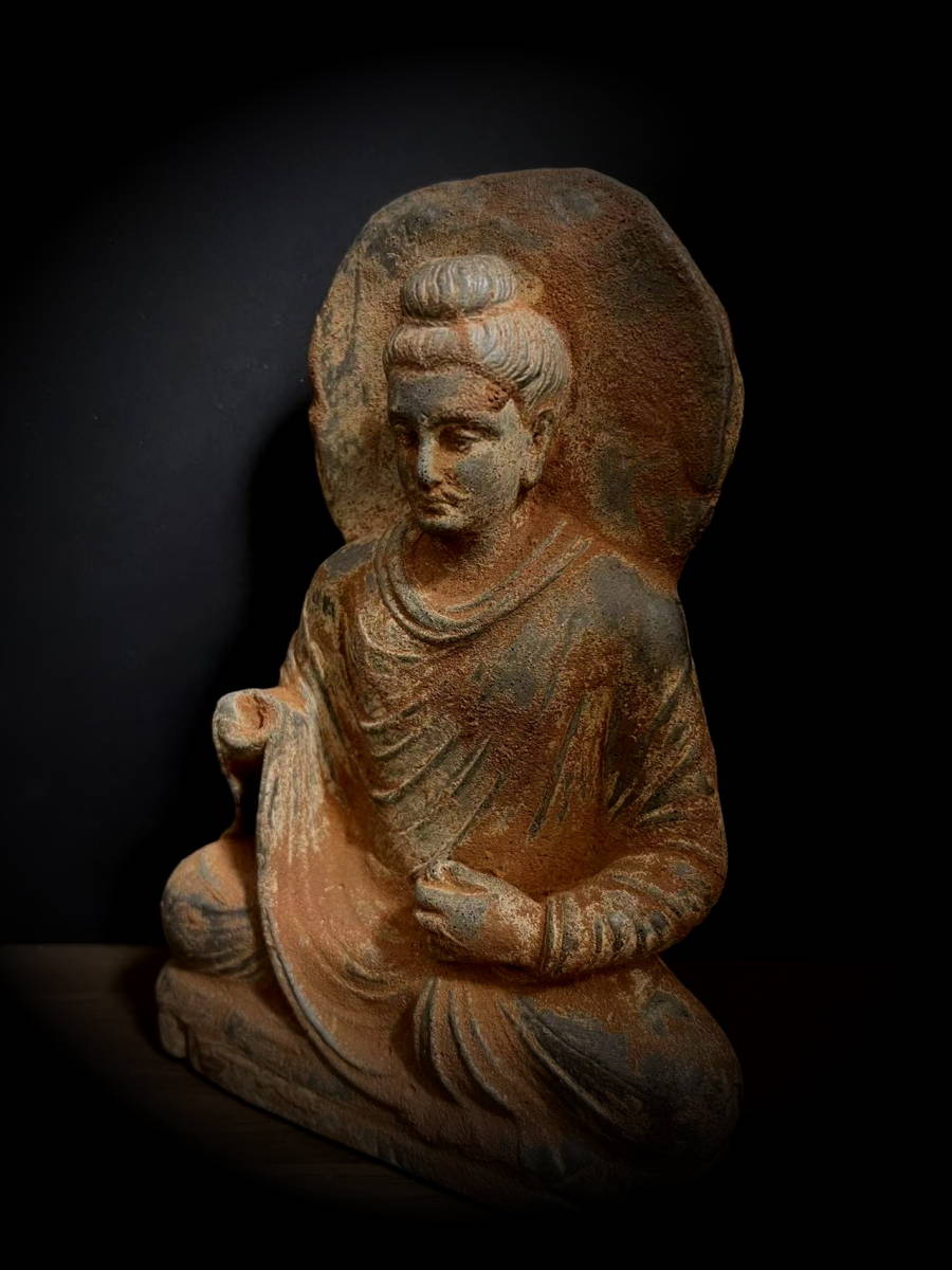 仏教美術 仏像 龍門石窟盧舍那仏像 茶台 書斎 造園 装飾品 工芸品 置物