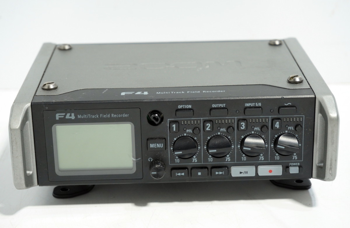 60☆ZOOM F4 マルチトラック フィールドレコーダー☆3L-988 【公式通販】