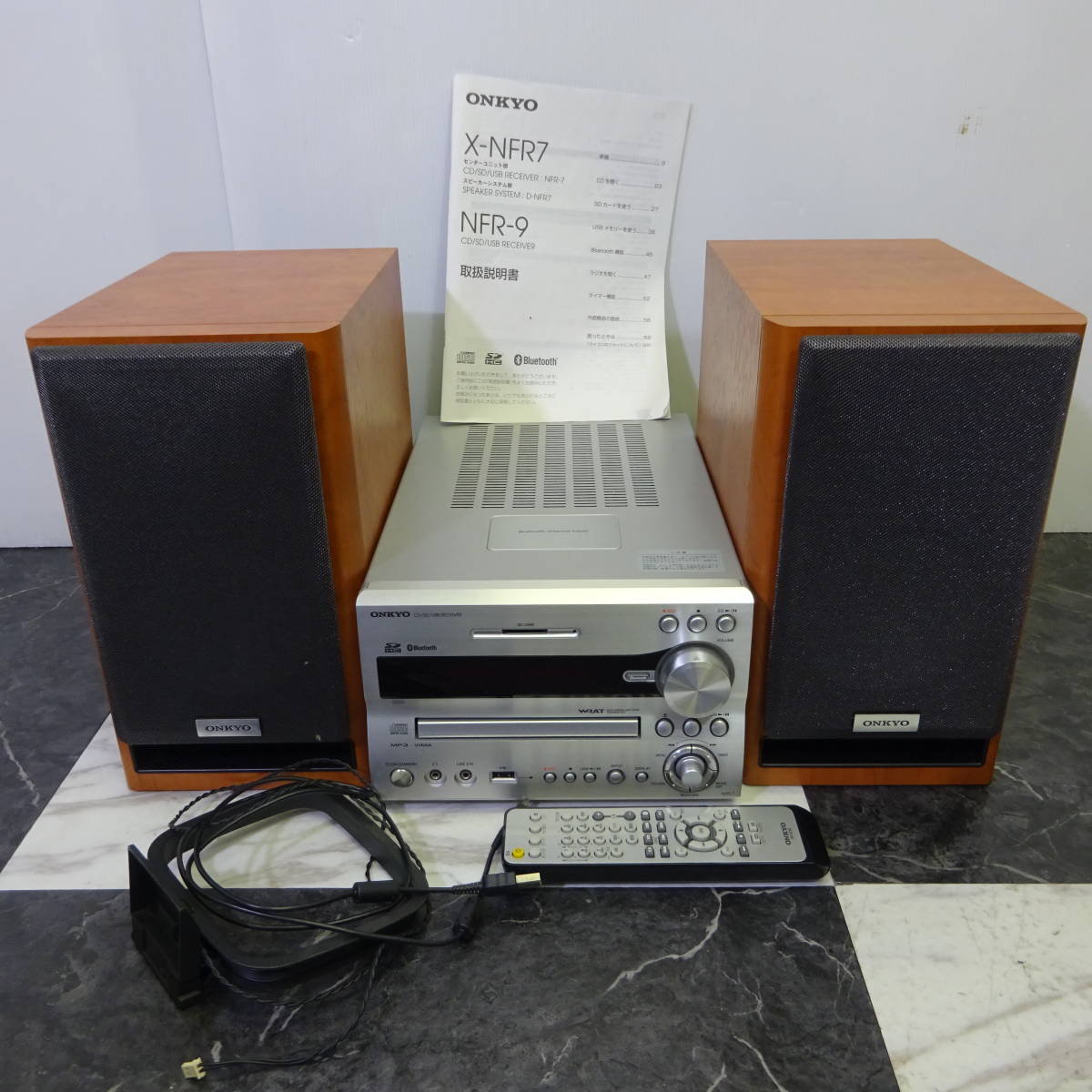 美品】ONKYO NFR-7 CD/SD/USB コンポBluetooth対応 美品◇ONKYO 