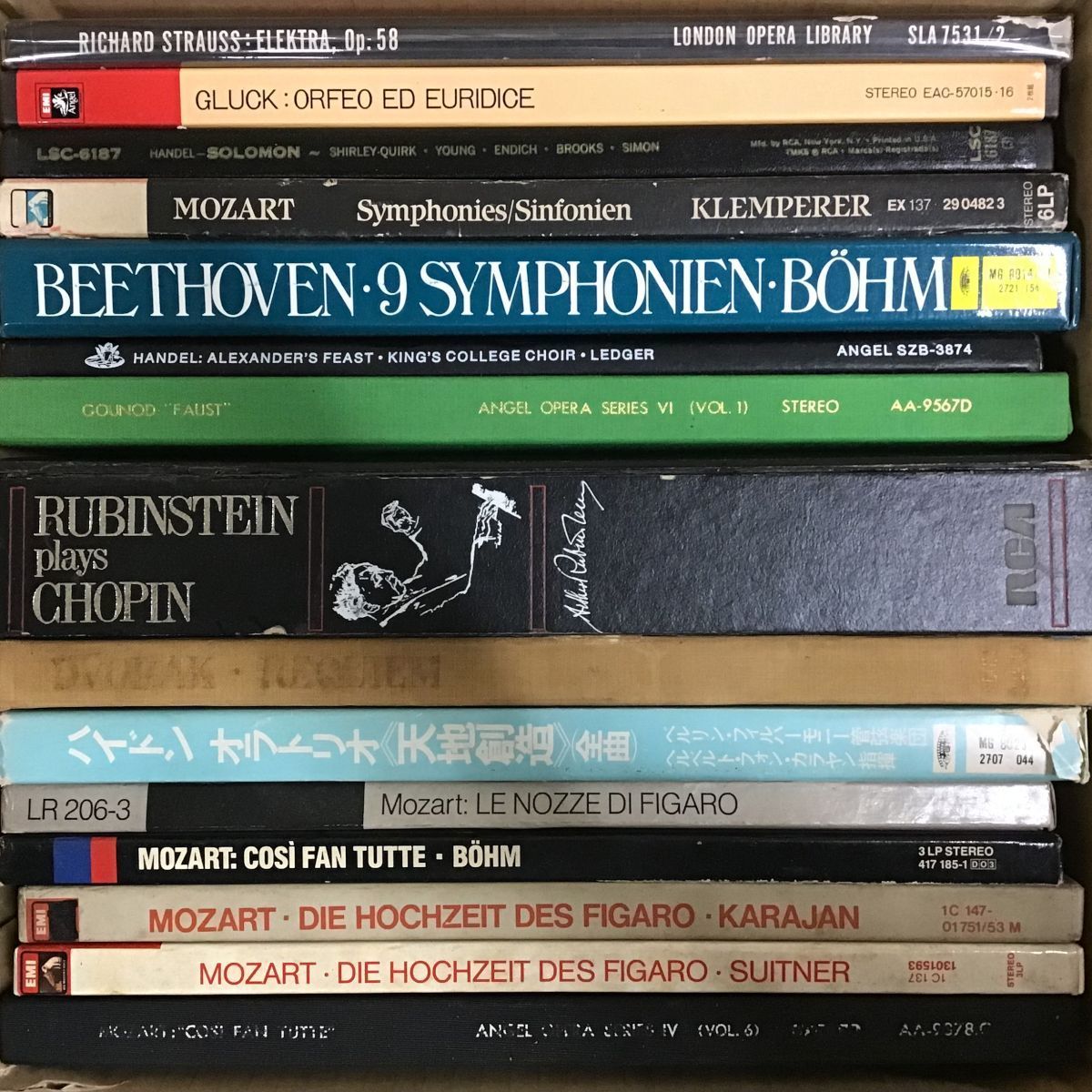 LP クラシック レコード LPレコード 帯付含 Yahoo!オークション BOX