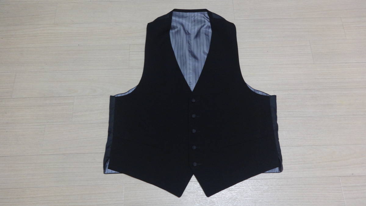 超美品165cmW82-94cm☆ベスト付☆日本製C.D.K SUPER TEX☆三つ揃え 