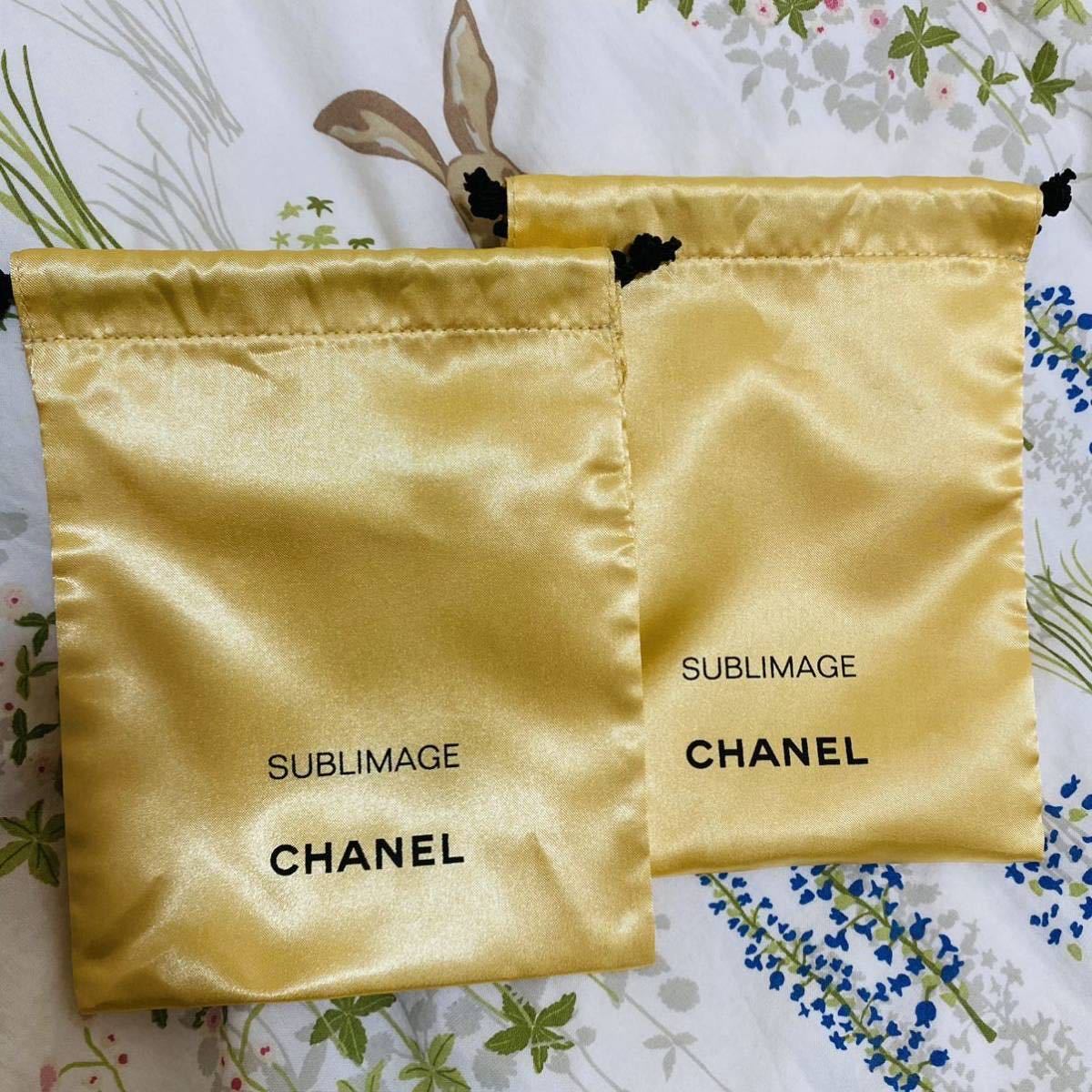 シャネル 巾着ポーチ シャネルサブリマージュ CHANELノベルティ 巾着
