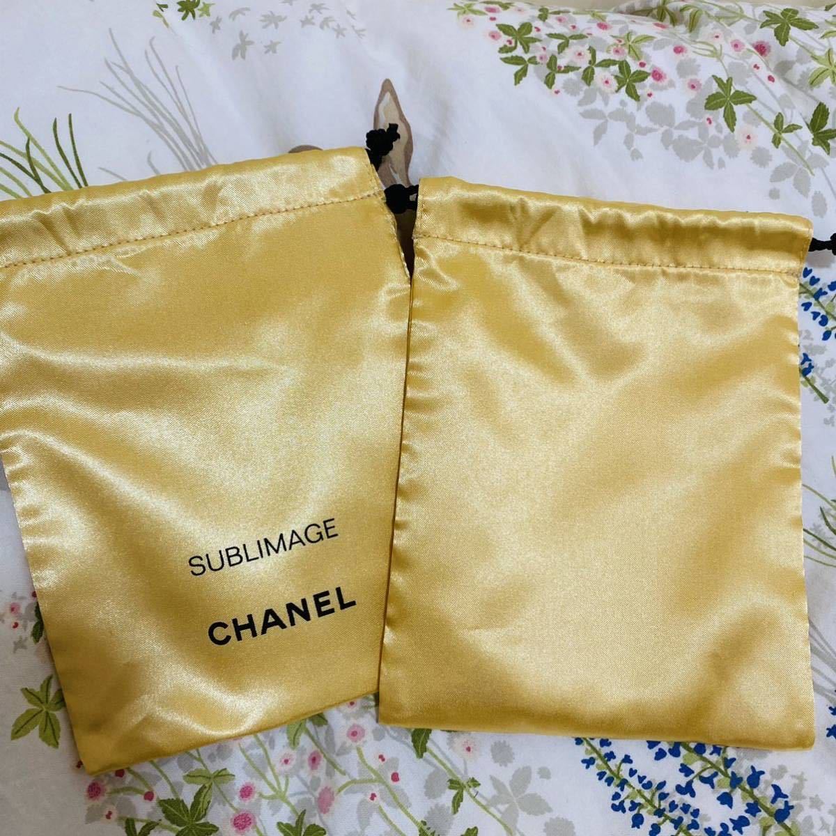 シャネル 巾着ポーチ シャネルサブリマージュ CHANELノベルティ 巾着