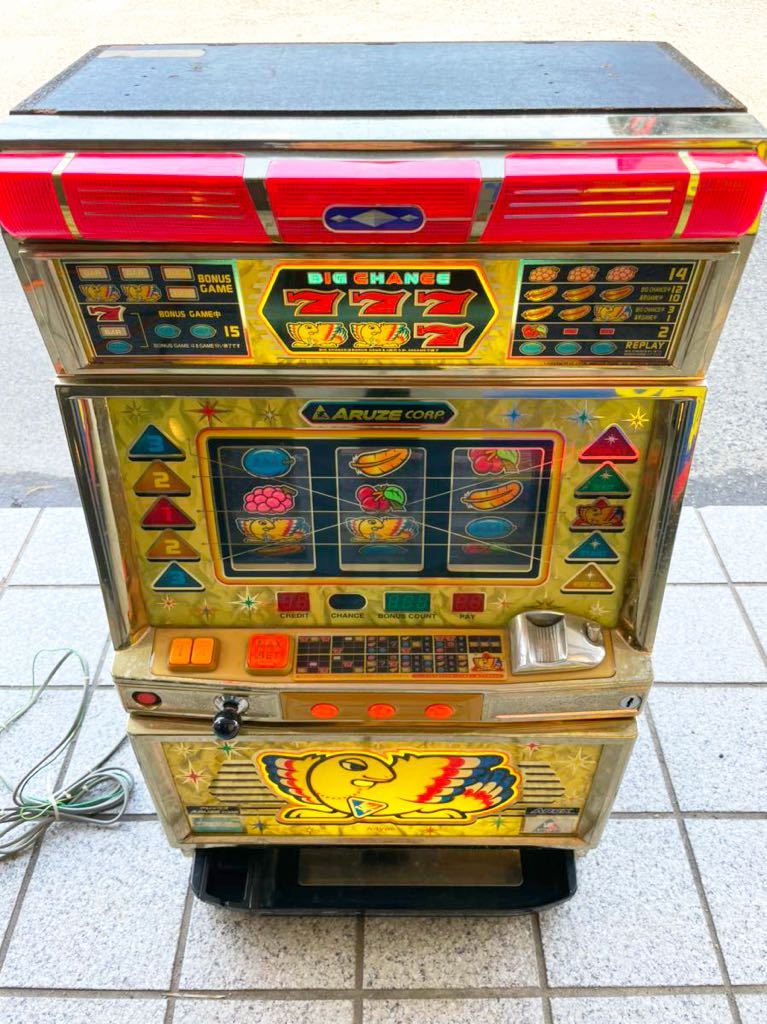 中古スロット実機/パチスロ】『アレックス 』メダル式スロット ※自宅