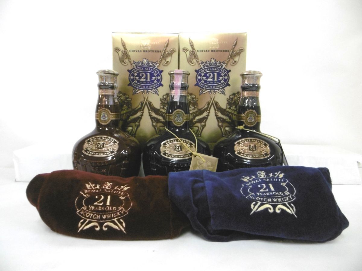 未開栓 REGAL 古酒 CHIVAS 3本セット 12年 スコッチ シーバスリーガル