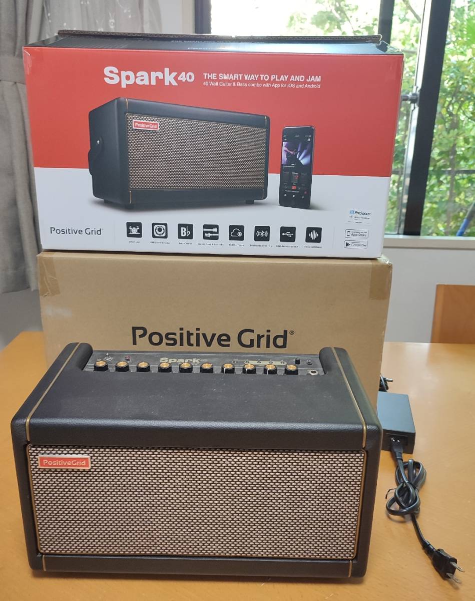 Positive Grid Spark 40 Bluetooth 対応 ギター・ベースアンプ 最高美 