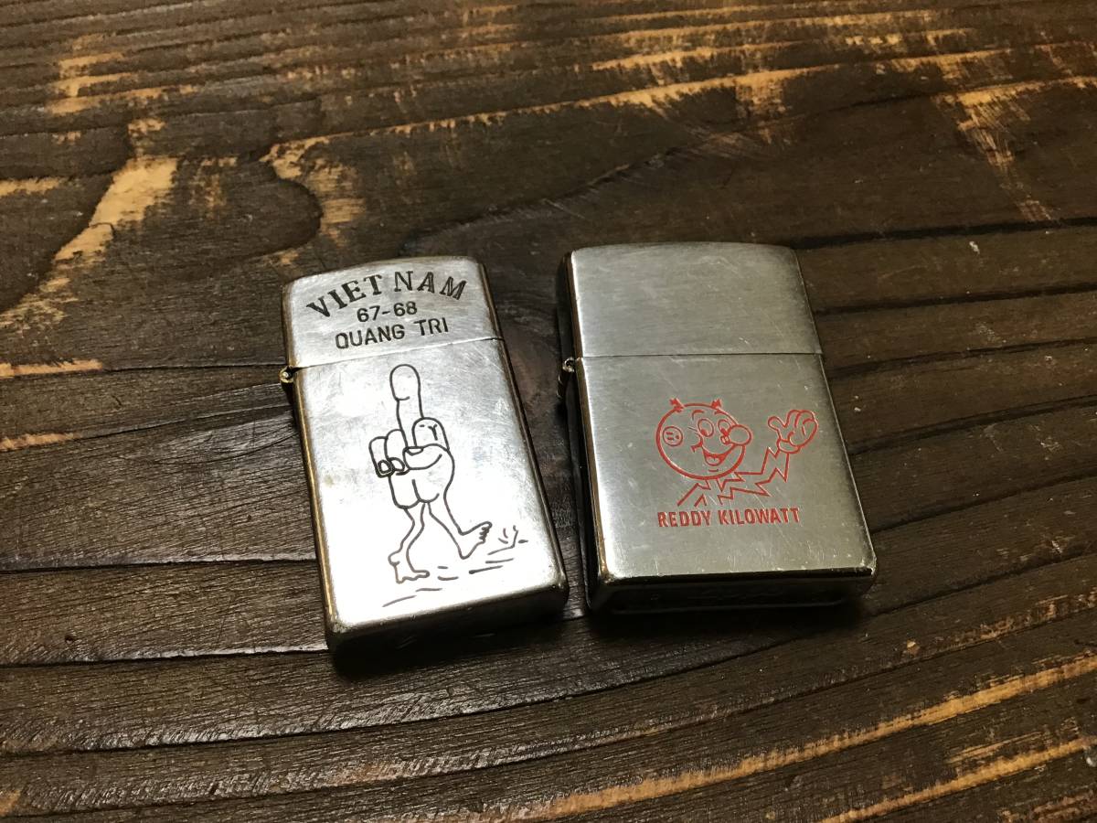人気セール，定番人気 REDDY KILOWATTベトナム ZIppo(ミリタリー)｜売買されたオークション情報、yahooの商品情報をアーカイブ公開 - オークファン Zippo