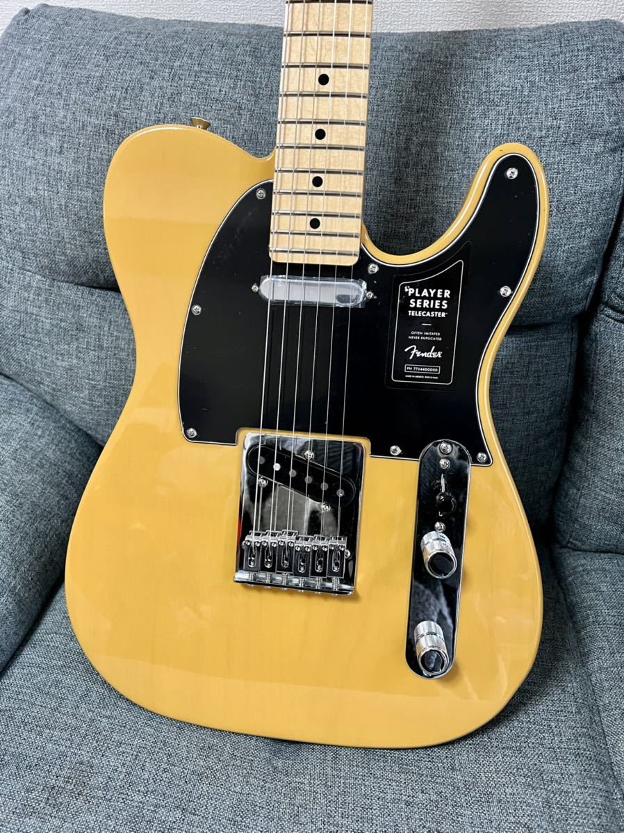 最終 送料込 ほぼ新品 Fender Player Telecaster Butterscotch Blonde 