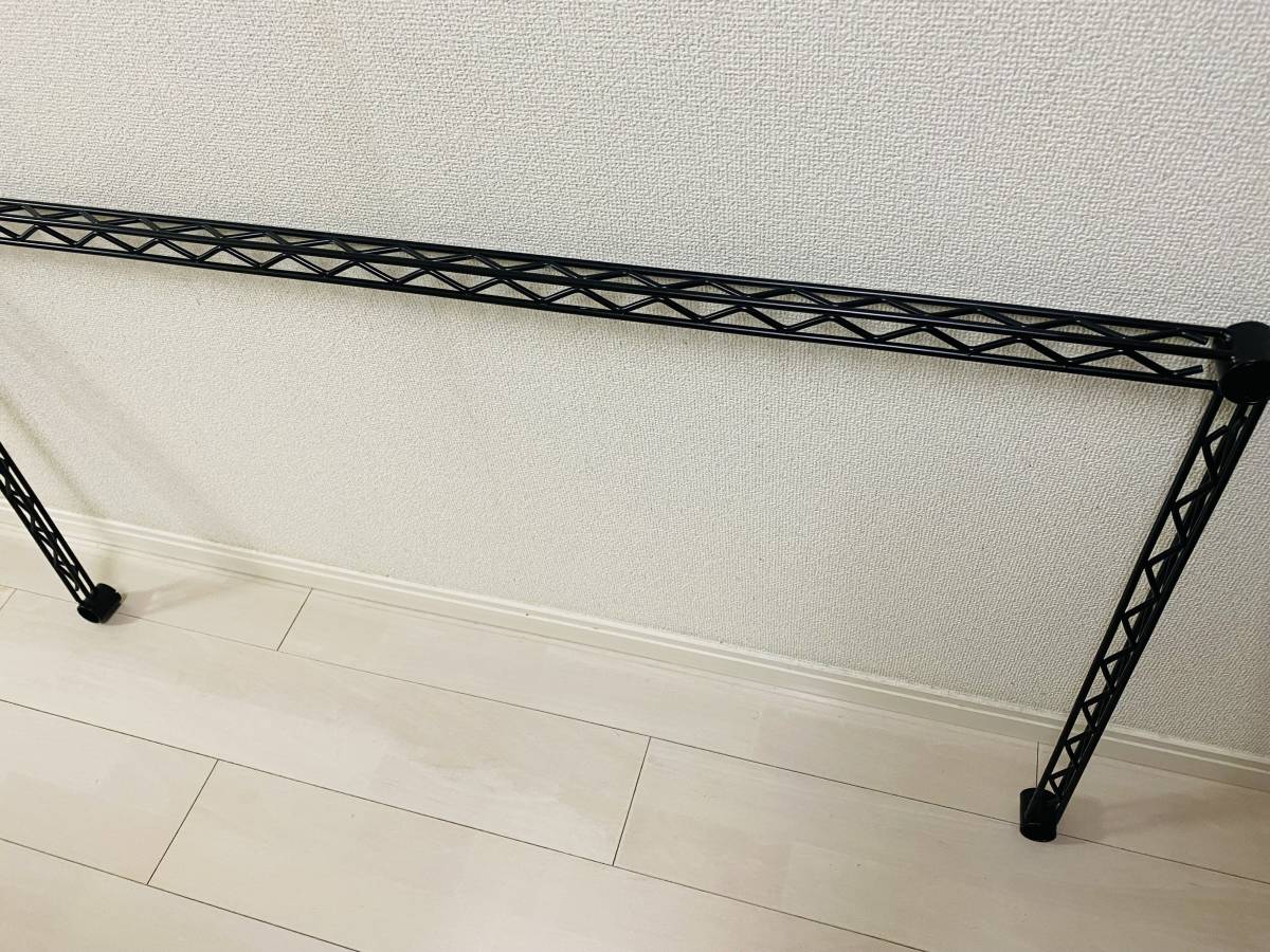 中古品）ホームエレクター三方クロスバー ブラック 600x1200(飾り棚